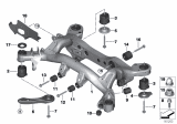 Diagram for BMW 328i xDrive Rear Crossmember - 33316783715