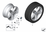 Diagram for 2019 BMW 340i GT xDrive Alloy Wheels - 36116877135