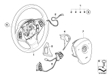 Diagram for 2010 BMW X3 Cruise Control Switch - 61316965473