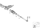 Diagram for BMW Alpina V8 Roadster Tie Rod - 32211096988