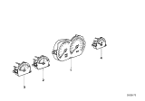 Diagram for 1994 BMW 850CSi Speedometer - 62122254271