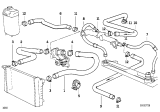 Diagram for 1996 BMW 840Ci Cooling Hose - 11531741403