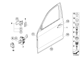 Diagram for 2011 BMW 328i Door Hinge - 41517046050