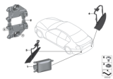 Diagram for BMW 328i GT Parking Assist Distance Sensor - 66326884288