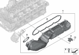 Diagram for BMW X5 Intake Manifold - 11618601612