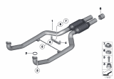 Diagram for 2013 BMW 750Li Exhaust Pipe - 18307646947