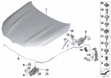 Diagram for BMW 540d xDrive Hood Lift Support - 51237347402