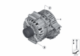 Diagram for 2013 BMW ActiveHybrid 7 Alternator - 12317622372