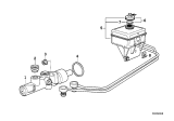 Diagram for 1993 BMW 740iL Brake Master Cylinder - 34311161870