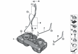 Diagram for BMW X2 Fuel Tank Strap - 16117318624