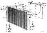 Diagram for 1983 BMW 733i Fan Shroud - 17111177833