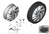 Diagram for 2015 BMW i3 Alloy Wheels - 36116856895