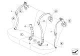 Diagram for 2009 BMW 535i xDrive Seat Belt - 72117065849