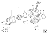 Diagram for 1994 BMW 530i Water Pump Gasket - 11511705408