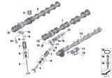 Diagram for BMW 650i Rocker Shaft Spring Kit - 11347578825