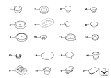 Diagram for 2007 BMW 650i Body Mount Hole Plug - 51718233416