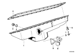 Diagram for 1978 BMW 633CSi Oil Pan - 11131263457