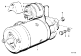 Diagram for 1978 BMW 630CSi Starter - 12411466093