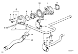 Diagram for BMW 633CSi Thermostat Gasket - 11531265084