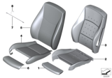 Diagram for 2018 BMW X4 Seat Cushion Pad - 52107240058