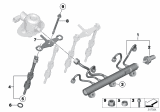 Diagram for BMW 650i Fuel Rail - 13538649320