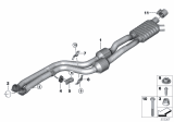 Diagram for 2018 BMW M3 Exhaust Pipe - 18307851178