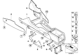 Diagram for BMW M5 Center Console Base - 51162698585