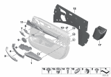 Diagram for BMW X3 Door Armrest - 51417470065