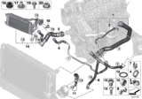 Diagram for BMW 335d Radiator Hose - 17127805260