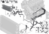 Diagram for 2010 BMW 335d Radiator Hose - 17127805260