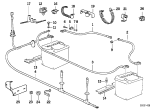 Diagram for BMW 850Ci Battery Cable - 12421737732