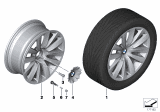 Diagram for BMW ActiveHybrid 7 Wheel Cover - 36136769370