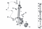 Diagram for 2012 BMW X3 Shock Absorber - 31316796315