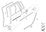 Diagram for 2010 BMW 535i xDrive Weather Strip - 51767010859