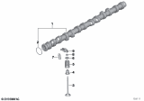 Diagram for BMW 335is Rocker Shaft Spring Kit - 11347563459