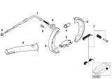 Diagram for BMW 330i Parking Brake Cable - 34411165021