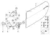 Diagram for 2003 BMW Z8 Door Check - 51218234301