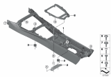 Diagram for 2019 BMW Z4 Center Console Base - 51166809054