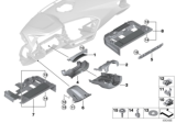 Diagram for BMW Z4 Steering Column Cover - 51456807445