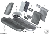 Diagram for BMW 540d xDrive Seat Cushion Pad - 52207386028