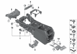 Diagram for BMW Center Console Base - 51169108356