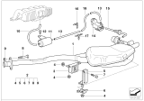 Diagram for 1998 BMW 323is Exhaust Resonator - 18101433064