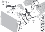 Diagram for 2013 BMW 760Li Cooling Hose - 17127591089