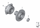 Diagram for 2018 BMW X6 M Wheel Hub - 33417850162