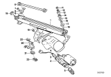 Diagram for BMW 528i Wiper Pivot - 61611368742