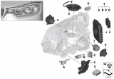 Diagram for BMW 340i xDrive Headlight Motor - 63117401878