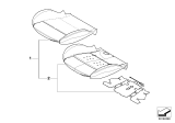 Diagram for 2004 BMW X5 Seat Cushion Pad - 52107245512