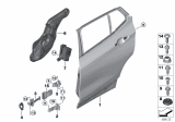 Diagram for 2019 BMW X2 Door Check - 51227461559