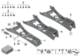 Diagram for BMW M240i xDrive Center Console Base - 51167945416