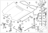 Diagram for BMW Alpina B7 Hood Lift Support - 51238240596